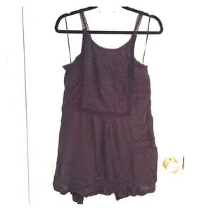 Chocolate brown coverup dress